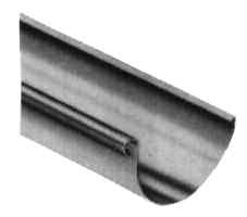 Dachrinnen Alu walzblank